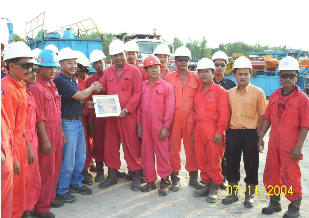 Apexindo’s onshore Rig 12 achieved 4 years of operations without any Loss Time Accident (LTA)