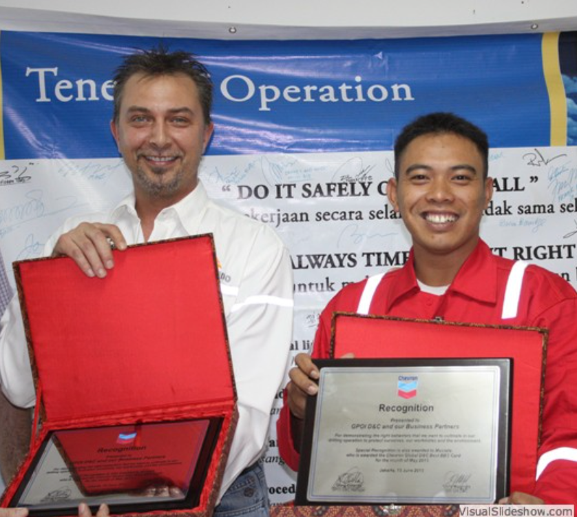 Chevron Globally Recognized “SWA” Stop Work Authority